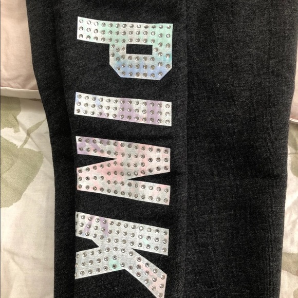 Victoria secret pink bling skinny joggers - Picture 6 of 6